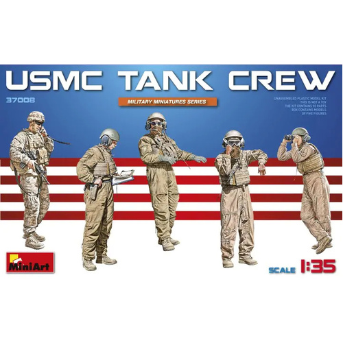 MiniArt 1/35 USMC Tank Crew Plastic Model Kit