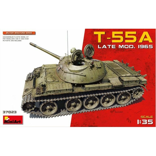 MiniArt 1/35 T-55A Late Mod. 1965 Plastic Model Kit