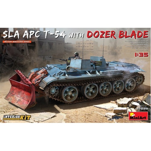 MiniArt 1/35 SLA APC T-54 w/Dozer Blade. Interior Kit Plastic Model Kit