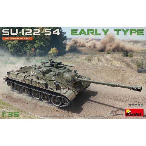 MiniArt 1/35 SU-122-54 Early Type Plastic Model Kit