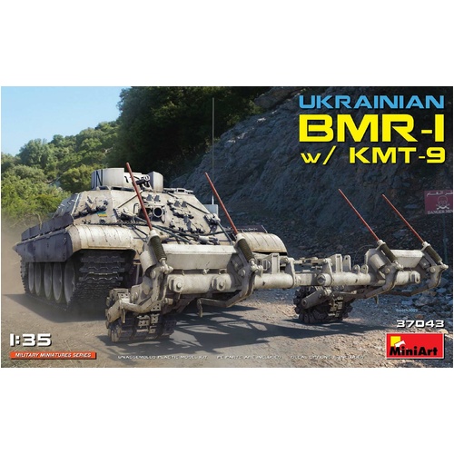 MiniArt 1/35 Ukrainian BMR-1 w/KMT-9 Plastic Model Kit