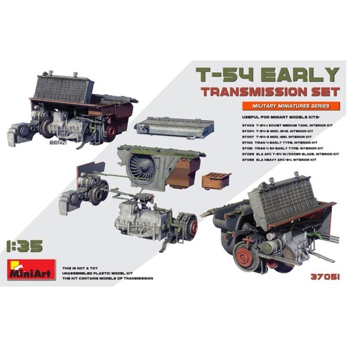 MiniArt 1/35 T-54 Early Transmission Set Plastic Model Kit