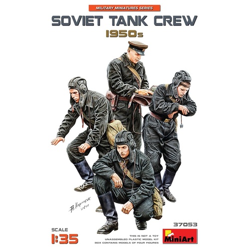 MiniArt 1/35 Soviet Tank Crew 1950s Plastic Model Kit