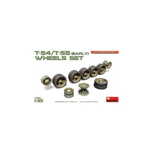 MiniArt 1/35 T-54/T-55(Early) Wheels Set Plastic Model Kit