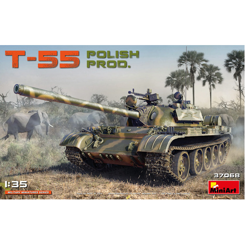 MiniArt 1/35 T-55 Polish Prod. Plastic Model Kit