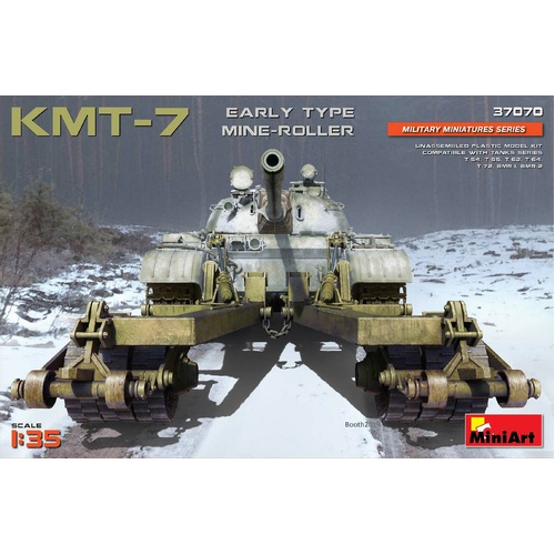 MiniArt 1/35 KMT-7 Early Type Mine-Roller Plastic Model Kit