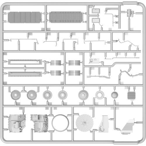 MiniArt 1/35 Transmission Set for T-55/T-55A Plastic Model Kit