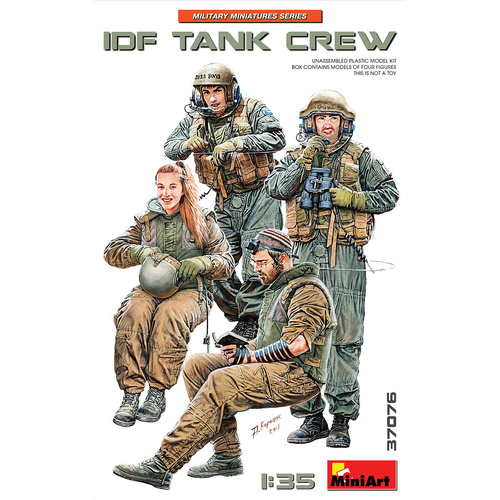 MiniArt 1/35 IDF Tank Crew Plastic Model Kit