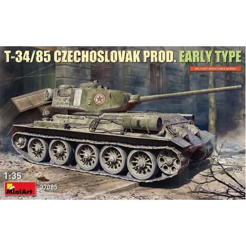 MiniArt 1/35 T-34-85 Czechoslovak Prod. Early Type Plastic Model Kit