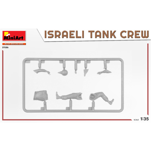 MiniArt 1/35 Israeli Tank Crew. Yom Kippur War Plastic Model Kit