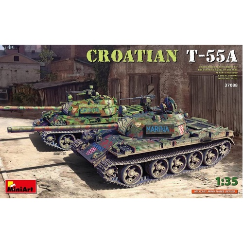 MiniArt 1/35 Croatian T-55A Plastic Model Kit