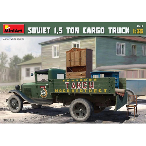 MiniArt 1/35 Soviet 1.5 ton Truck AA Type Polutorka Plastic Model Kit