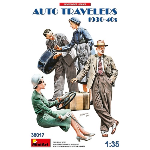 MiniArt 1/35 Auto Travelers 1930-40s Plastic Model Kit