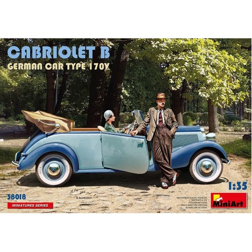 MiniArt 1/35 Cabriolet B German Car Type 170V Plastic Model Kit