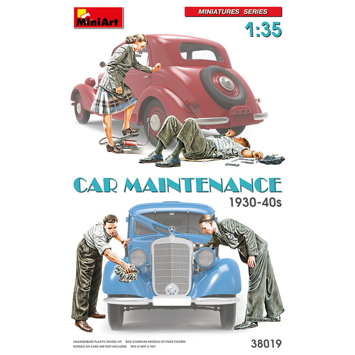 MiniArt 1/35 Car Maintenance 1930-40s Plastic Model Kit