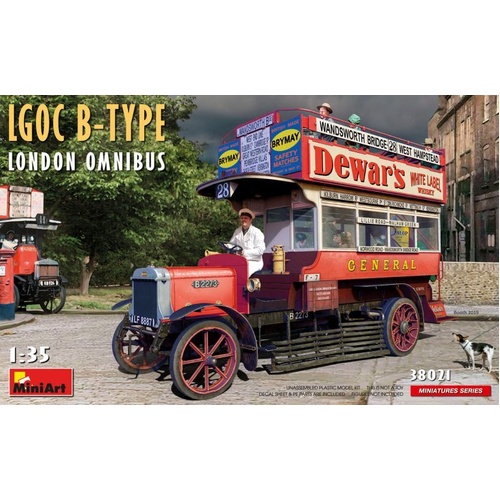 MiniArt 1/35 LGOC B-Type London Omnibus Plastic Model Kit