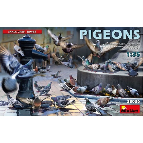 MiniArt 1/35 Pigeons Plastic Model Kit