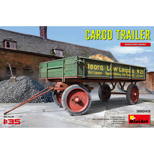 MiniArt 1/35 Cargo Trailer Plastic Model Kit