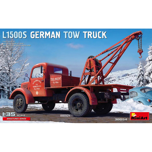 MiniArt 1/35 L1500S GERMAN TOW TRUCK Plastic Model Kit