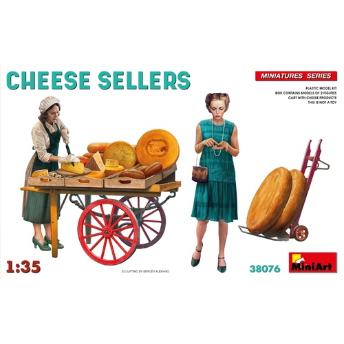 MiniArt 1/35 Cheese Sellers Plastic Model Kit