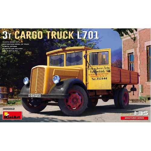 MiniArt 1/35 3t Cargo Truck L701 Plastic Model Kit