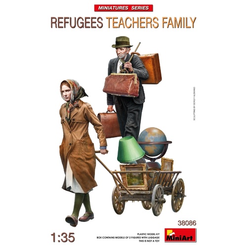 MiniArt 1/35 Refugees. Teachers Family Plastic Model Kit