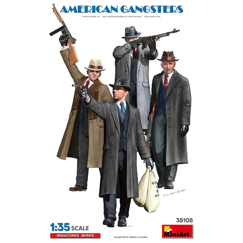 MiniArt 1/35 American Gangsters Plastic Model Kit