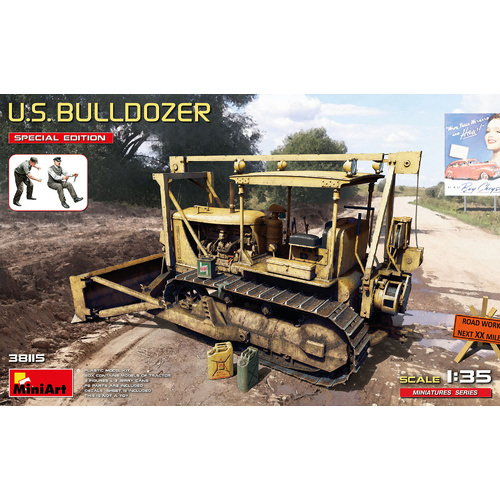 MiniArt 1/35 U.S. Bulldozer. Special Edition Plastic Model Kit