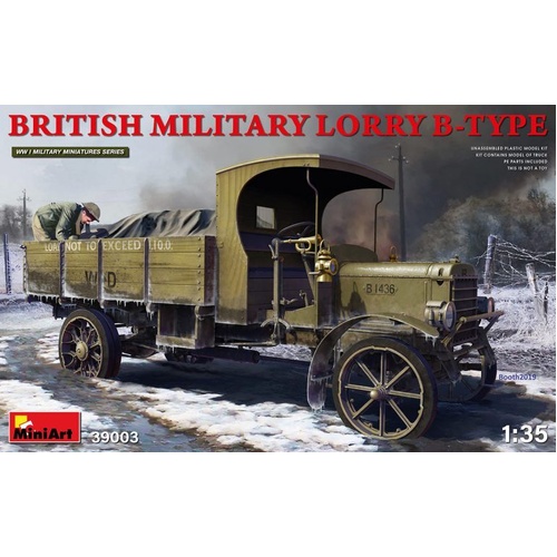 MiniArt 1/35 British Military Lorry B-Type Plastic Model Kit