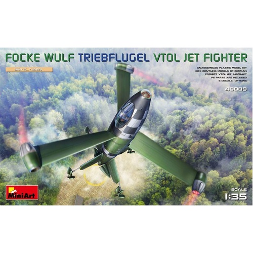 MiniArt 1/35 Focke Wulf Triebflugel (VTOL) Jet Fighter Plastic Model Kit