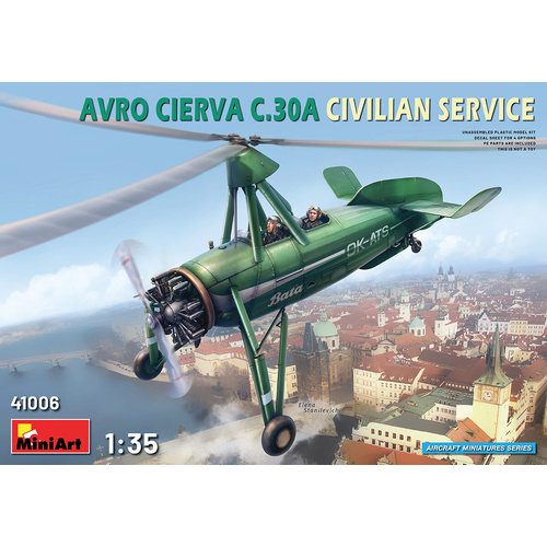 MiniArt 1/35 Avro Cierva C.30A Civilian Service Plastic Model Kit