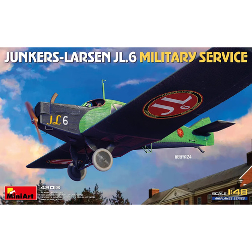MiniArt 1/48 Junkers-Larsen JL.6. Military Service Plastic Model Kit