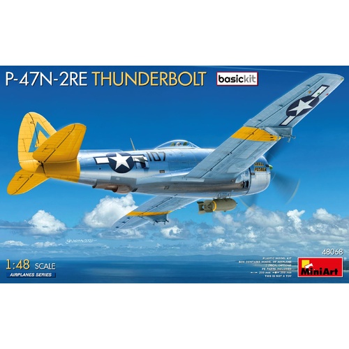 MiniArt 1/48 P-47N-2RE Thunderbolt. Basic Kit Plastic Model Kit
