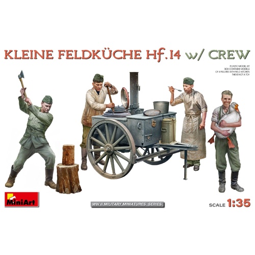 MiniArt 1/35 Kleine Feldk?che Hf.14 w/Crew Plastic Model Kit