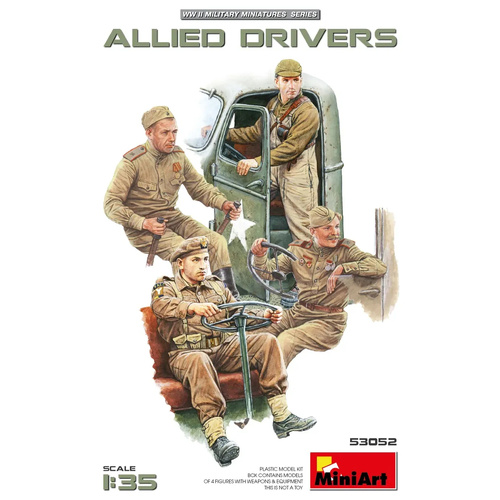 MiniArt 1/35 Allied Drivers Plastic Model Kit