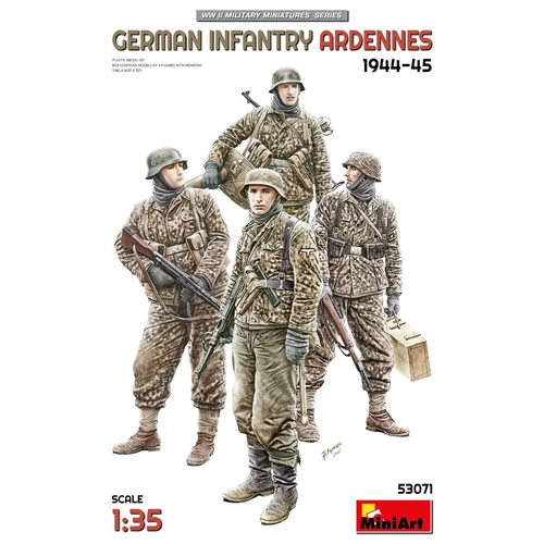 MiniArt 1/35 German Infantry. Ardennes 1944-45 Plastic Model Kit