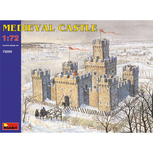 MiniArt 1/72 Medieval Castle Plastic Model Kit