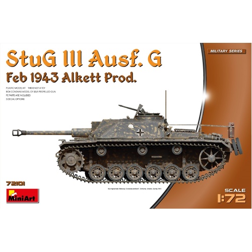 MiniArt 1/72 StuG III Ausf. G Feb 1943 Prod Plastic Model Kit