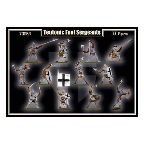 Mars 1/72 Medieval Foot Sergeants Plastic Model Kit