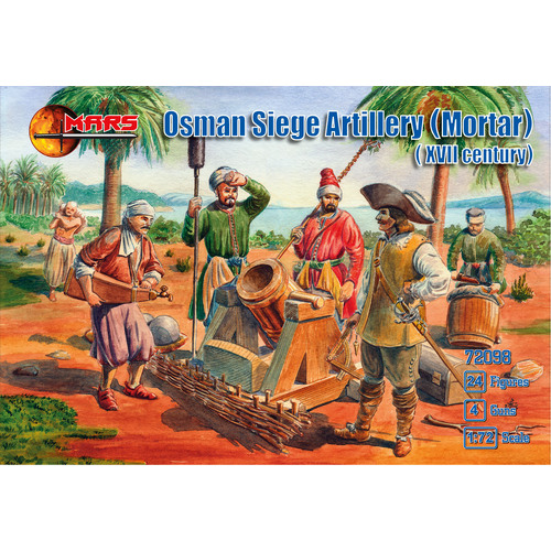 Mars 1/72 Turkish siege mortar Plastic Model Kit