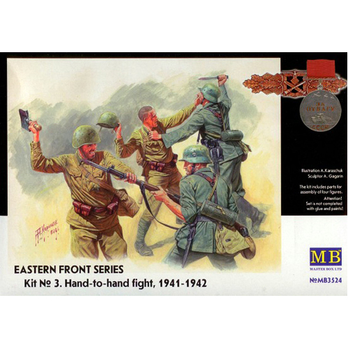 Master Box 1/35 Eastern Front Series. Kit No 3. Hand-to-hand fight, 1941-1942