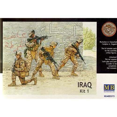 Master Box 1/35 Iraq events. Kit #1, US Marines Plastic Model Kit