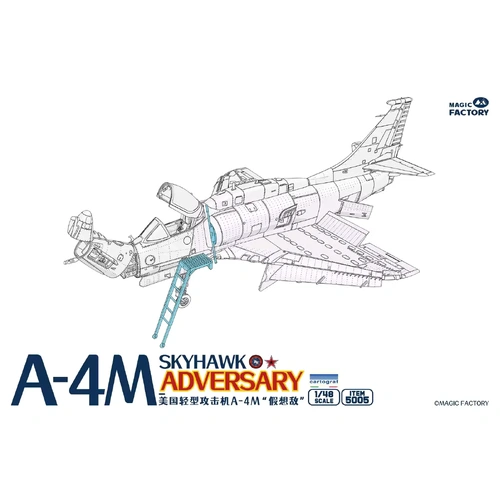 Magic Factory 1/48 A-4M Skyhawk "Adversary" Plastic Model Kit