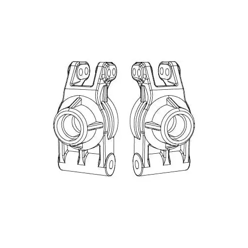 MJX Rear Hub Set