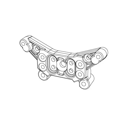 MJX Rear Shock Absorber Bracket