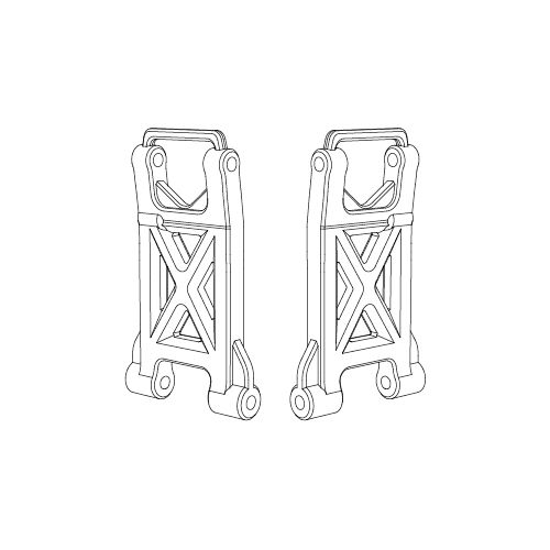 MJX Rear Lower Suspension Arms [14250]