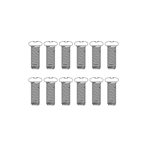 MJX Machine Screws (12pcs) [M4127]