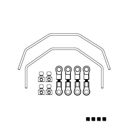 MJX Front/Rear Anti - Roll Bar [7303]