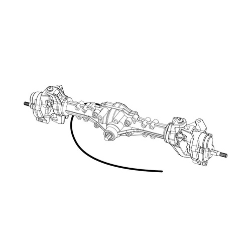 MJX Front Axle Assembly [H8H]