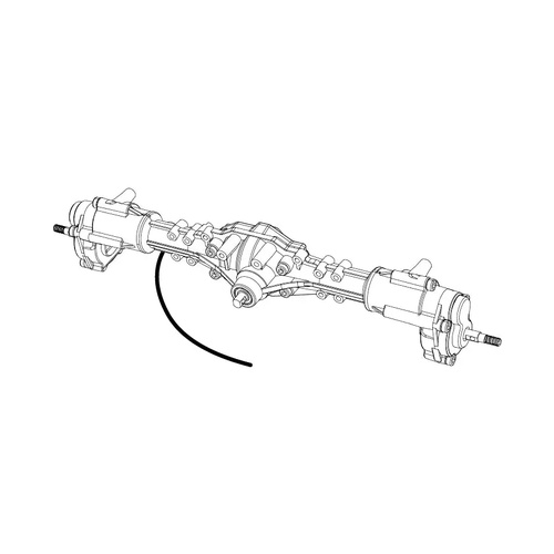 MJX Rear Axle Assembly [H8H]